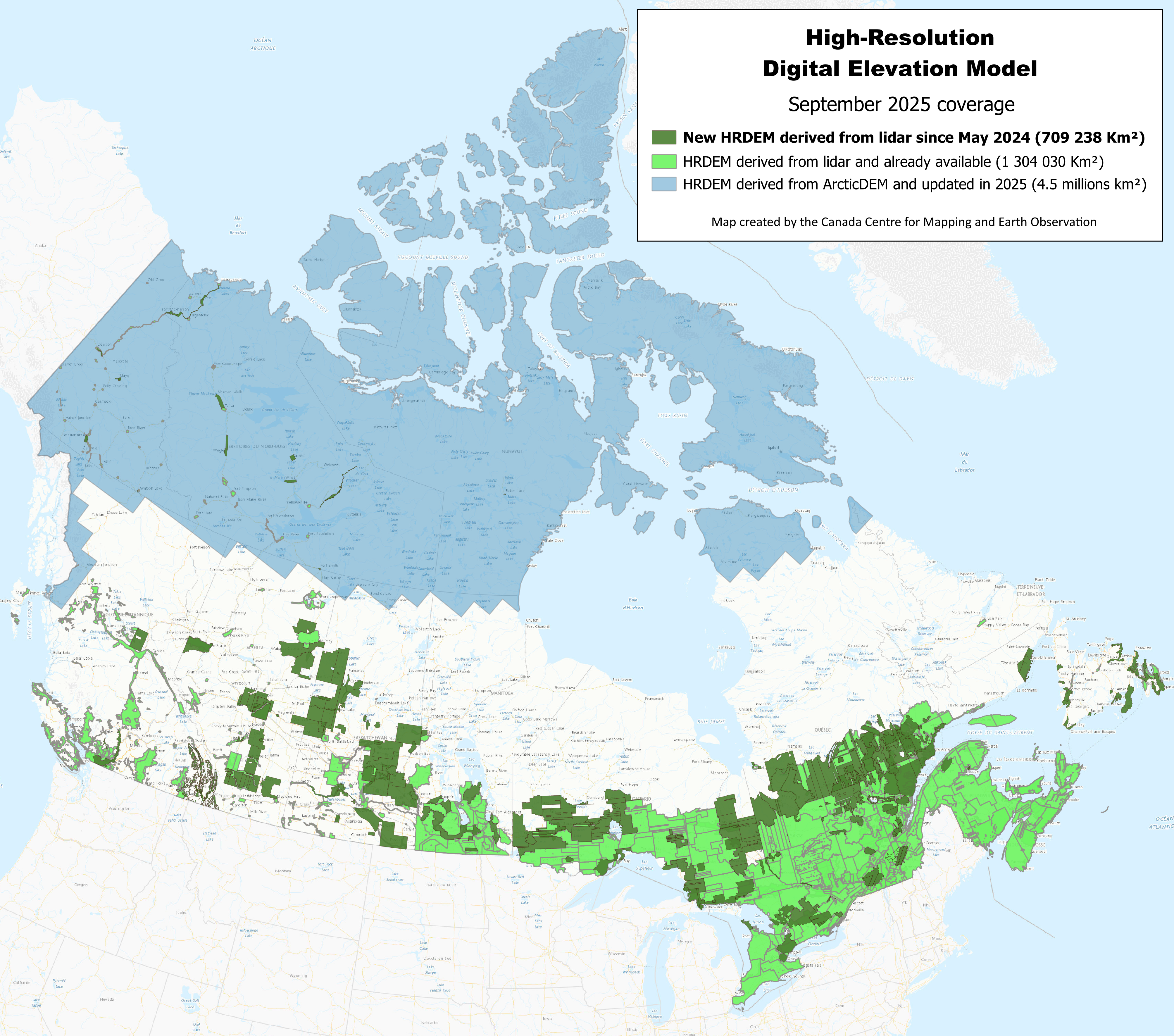 High-Resolution Digital Elevation Model