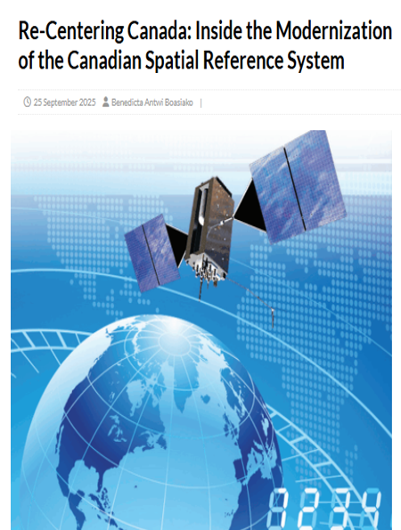 CSRS Modernization efforts were featured in the «Re-Centering Canada » in September 2025, one of a series of CSRS Modernization Articles.