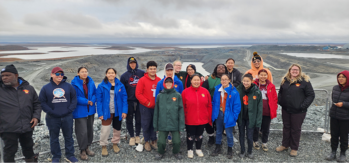 Participants in the KSEC Hard Rock Camp Nvt.