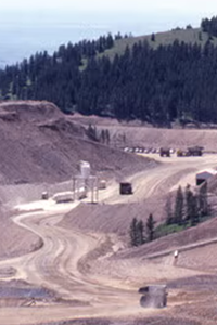 A Canadian mining site for the Sisson Project in New Brunswick.