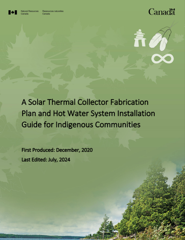 A Solar Thermal Collector Fabrication Plan and Hot Water System Installation Guide for Indigenous Communities cover