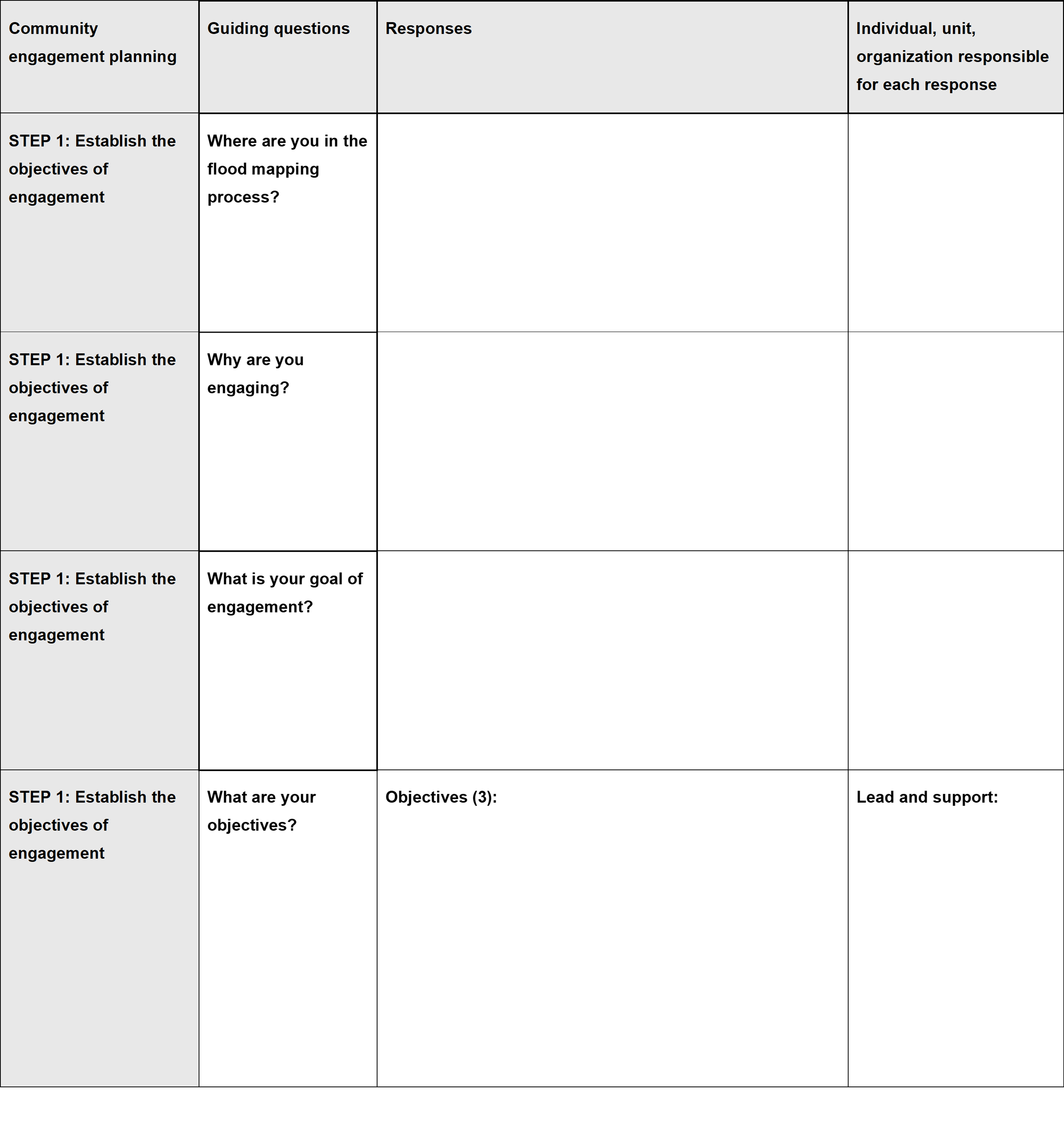 Step 1 of Fillable worksheets available for printing