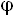 Greek small letter phi
