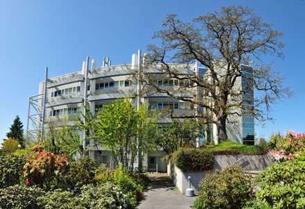 The outside of the Pacific Forestry Centre Insectary in Victoria, British Columbia. Photo: Andrew Dyk