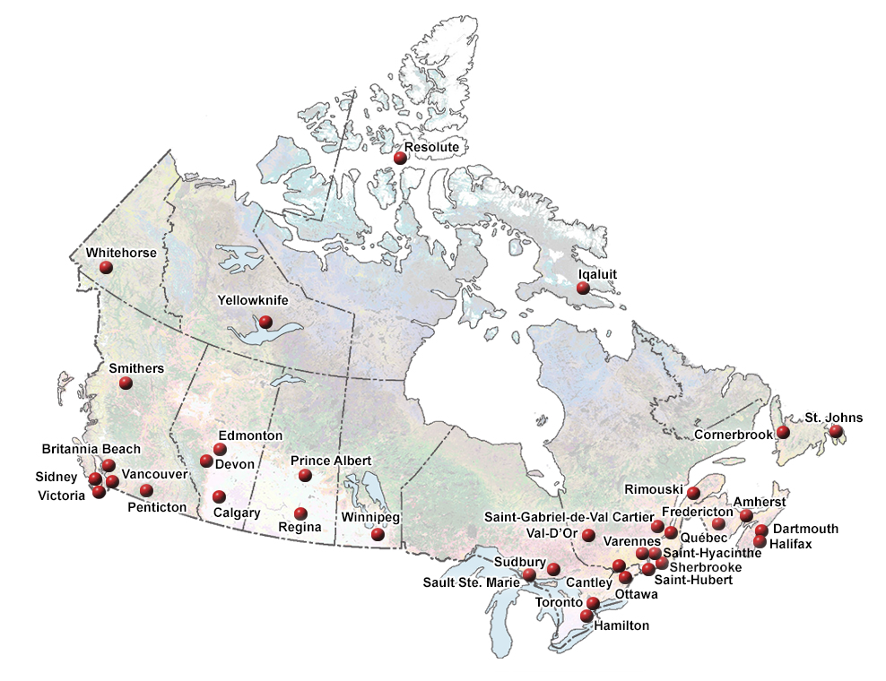 Map of Canada